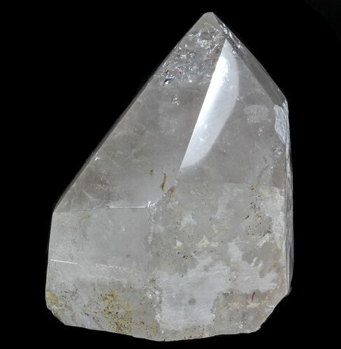 Polished Quartz Crystal Point - Brazil #34751
